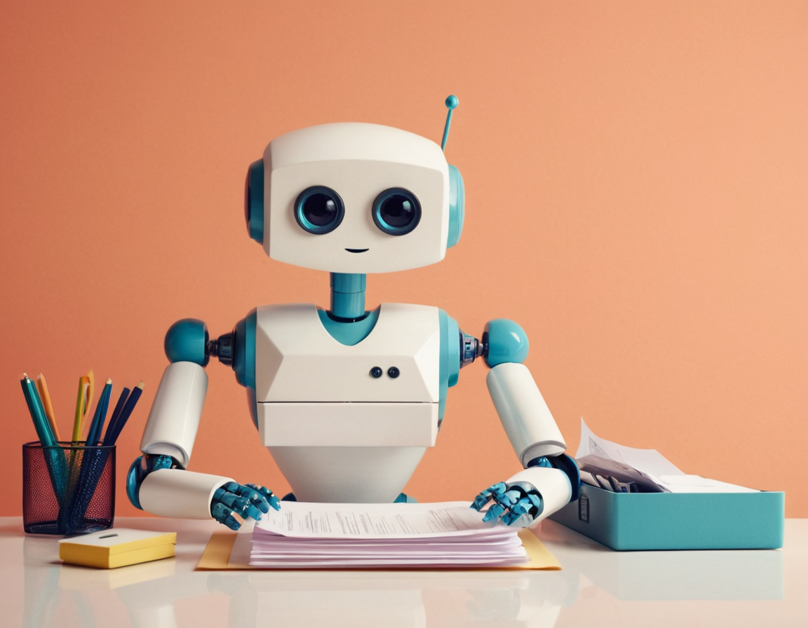 生成した秘書ロボットの画像